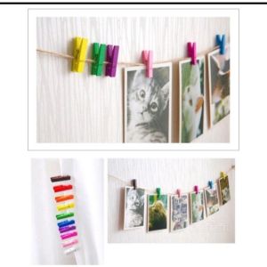 Jepitan Kayu mini Jepitan Foto Polaroid Wooden Clip (Harga 2pcs)