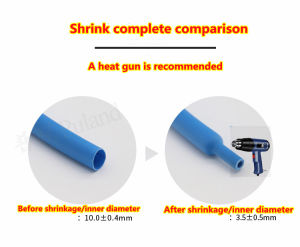 ท่อหดความร้อนใส1-5ม. กาวสองชั้นผนังปลอกหดได้เป็นมิตรกับสิ่งแวดล้อมฉนวนกันความร้อนหนา3เท่าและทนต่อการสึกหรอ