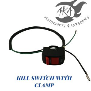 MOTORCYCLE KILL SWITCH WITH CLAMP ON- OFF SWITCH UNIVERSAL