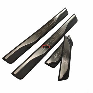 carhanson For Mazda 3 6 CX30 CX5 Stainless Steel Side Step Door Sill 2013-2023 Pedal Cover Trim Strip Auto Accessories