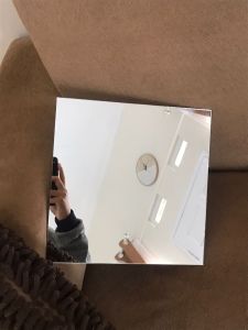 Satu Set Kaca Cermin Rectangular Ukuran 126CM X 168CM Tebal 2MM / Kaca Cermin Moulding Aesthetic (FREE PACKING ANTI PECAH)