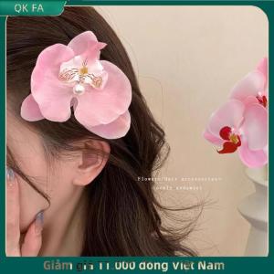 QK FA ✨ Phong Lan tóc clip cho người phụ nữ Nhân Tạo Hoa kẹp tóc dễ thương đám cưới bên Clip Phụ Kiện Tóc Quà Tặng