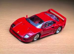 TAKARA TOMY TOMYTEC F40 512M 1989 Die-cast realistic alloy car model boys holiday gift toy collection piece.