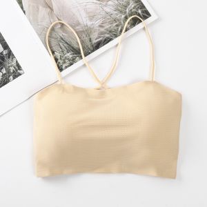 ELMORA | Bra Bh Sport Wanita Olahraga Motif Tali Silang Yoga Gym Lari BR1071