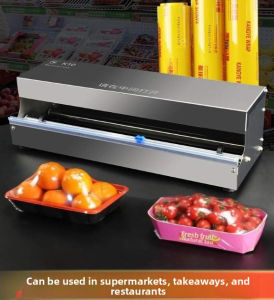 Espesyal na Cling Film Cutter na Pwede sa Lahat - Para sa Supermarket Food Delivery at Restaurant - Pumuputol ng Plastic Wrap Aluminum Foil at Wax Paper nang Madali