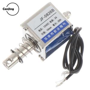 💖【Special price】💖Cjing JF-0826B แม่เหล็กไฟฟ้าโซลินอยด์แบบเปิดเฟรม2A 10มม. แบบ20N