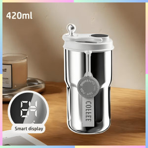 FAST DELIVERY Termos Botol Minum Tumbler Suhu Tahan Lama Stainless Steel Smart Display 420ml