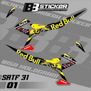 STRIPING VARIASI NEW SATRIA FU 150 BISA HOLOGRAM  - SATRIA FU FACELIFT - SATF 31
