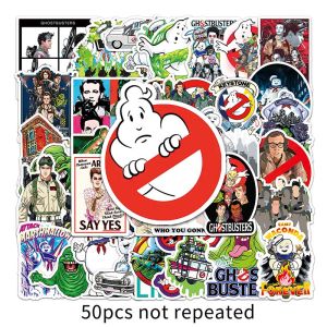 50PCS American Animation Ghostbusters Cartoon Sticker Waterproof Decorative Skateboard Luggage Laptop Helmet Sticker