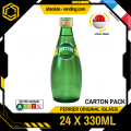 PERRIER ORIGINAL Sparkling Mineral Water 330ML X 24 (GLASS). 