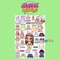 Busy page Bepe bp an Avatar World / paper doll  Avatar World. 
