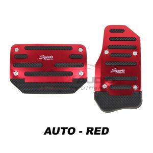Most Car Fit Anti-slip Aluminum Auto Manual Gear Racing Sport Foot Pedal Pad Cover Kit