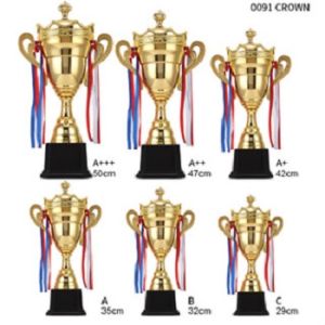 PIALA TINGGI 50-47-42-35-32-29 CM / PIALA DUNIA KEJUARAAN BAHAN ALUMINIUM STA067 0091