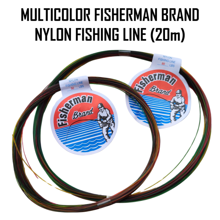 Multi-Color Fisherman Nylon Fishing Line (10LB-100LB) Tali Tangsi