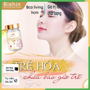 [Freeship 300k+quà 19k] Viên uống collagen trắng da mờ nám Bishin trepeptide nhật bảnbcalivinghcmgiúp tăng cường khả năng hấp thu cho cơ thểcấu trúc dagiúp da giữ được sự săn chắcđàn hồitươi trẻhạn chế nếp nhănlão hóa