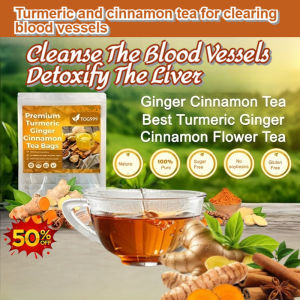 Turmeric Cinnamon Tea / Health Tea / Boost Immunity / Sugar-free / Clean Blood Vessels / Office / Home / Adults / Health Conscious