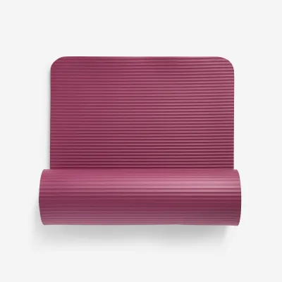 Decathlon Pilates Floor Mat Comfort 500 - 170 cm x 58 cm x 15 mm - Burgundy