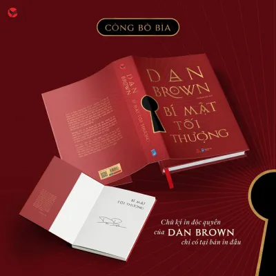 Sách Dan Brown- Bí Mật Tối Thượng (Bìa cứng có ký in của Tác giả)