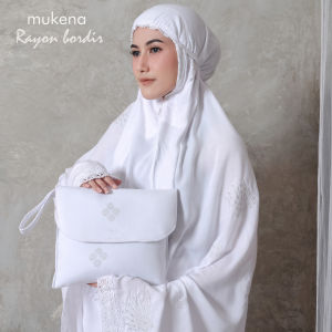 Mukena dewasa katun rayon bordir