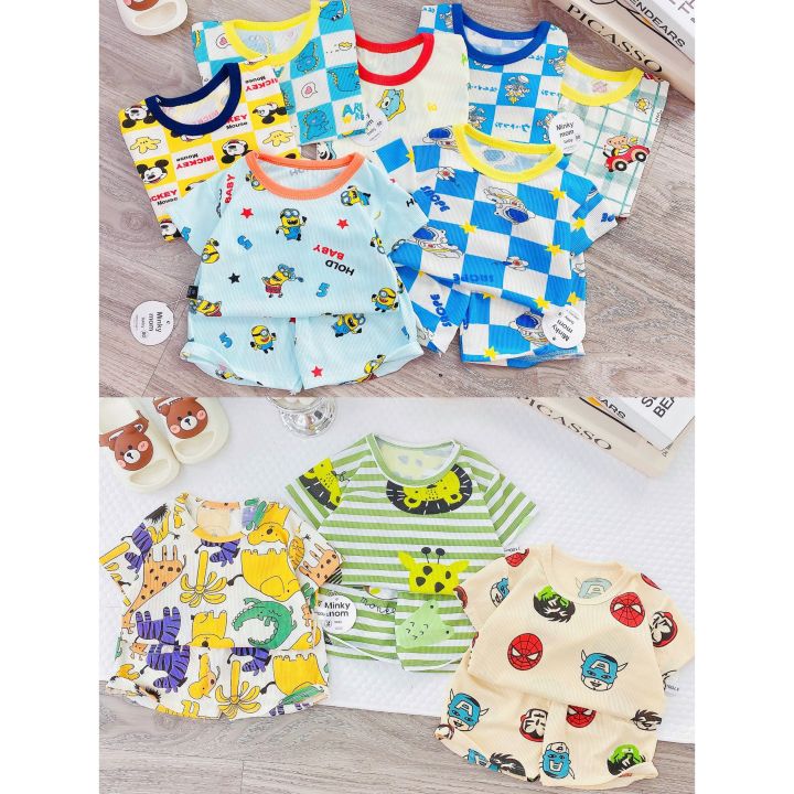 Baby%20Boy%20&%20GIRL%20%20Clothes%20Sets%20baju%20baby%20comel%20Suits%20Summer%20Baby%20Toddler%20Sleeveless%20T-shirt%20Kids%20Shorts%207kg%20-%2018kg%20-%20Image%203