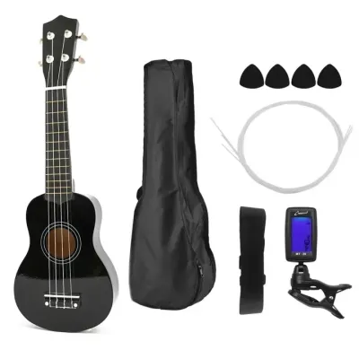 (พร้อมส่ง) เสียงดีมาก อูคูเลเล่ Ukulele ขนาด21/23 นิ้ว soprano โซพราโน่ กีต้าร์ตัวเล็ก รุ่น แถมฟรี!!ปิ้ก+ตารางคอร์ด
