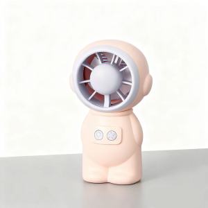 พัดลมมือถือขนาดเล็กน่ารัก พกพาสะดวก ชาร์จไฟผ่าน USB พัดลมระบายความร้อนในฤดูร้อน ดีไซน์ทันสมัย ​​ขนาดกะทัดรัด ปรับความเร็วลมได้ 3 ระดับ
