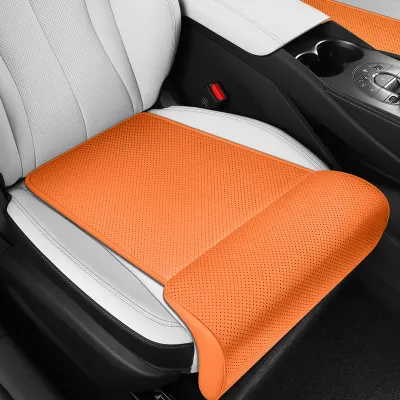 Car Seat Leg Support Extension Suede Universal Leather Auto Seat Extender Leg Cushion For Driver Foam Seat Padding Mat Cover