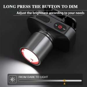 5LED Headlamp Outdoor Flashlight Headlight Adjustable Head Light Waterproof Mini Camping Lamp