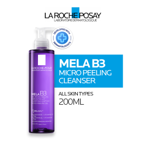 La Roche Posay Mela B3 Cleanser 200ml - Micro Peeling Face Wash Anti Noda Hitam Untuk Semua Jenis Kulit
