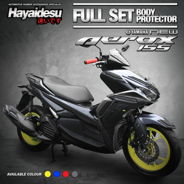 Hayaidesu Yamaha AEROX V2 Connected 2021 Full Set Body Protector Cover ...