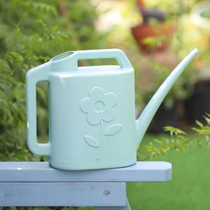 CHUAN Long Spout Watering Can 4L 135oz PE Garden Watering Device Indoor Outdoor Large Capacity Flowers Tool Home Living