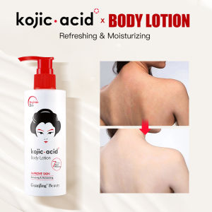 【 New Brand 】Kojic Acid Body Lotion 丨 Lightening Body Skincare Whitening Body Lotion Pemutih 230g Refreshing 丨 Moisturizing 丨 100% Original
