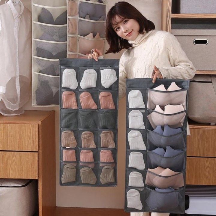[HOẢ TỐC] Túi Treo Nhiều Ngăn Đựng Quần Lót Áo Ngực, Tất Vớ Túi Treo 2 ...