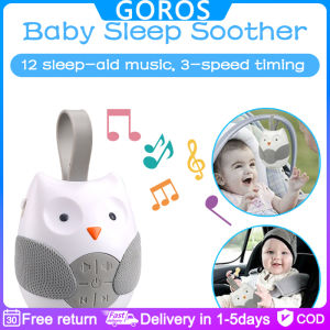 【In Stock】Portable Owl Music Player Comfort Baby Bedside Sleep Assistant Owl Toy Lullaby Toy Owl Hanging on Stroller