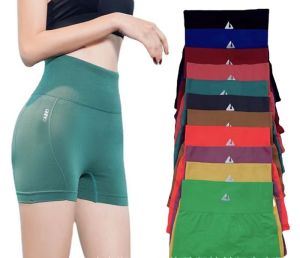 กางเกงโยคะ กางเกงออกกำลังกายขาสั้น กางเกงขาสั้นโยคะ รัดรูป M-44