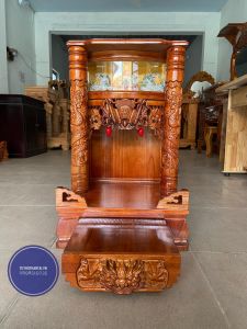 Bàn thờ thần ông địa có hộp đèn 42 x 68cm