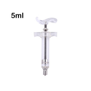 5/10/50ml Syringe Veterinary Fiber Glass Syringe Heavy Duty Injection Syringe for Pig Farm Animal Medicine Feeder