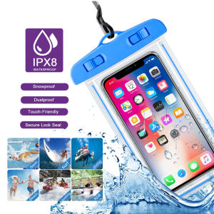 Universal Outdoor Waterproof Phone Pouch Dust Dirt Proof Floating Phone Case Swiming Diving Pouch Bags
