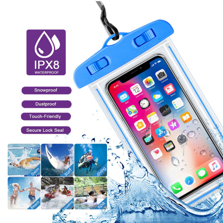 Ready Stock] Universal Waterproof Phone Case Bag Pouch Holder