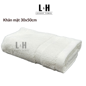 Khăn mặt cotton kokoya cao cấp BASIC kt 30x50cm thấm hút nước tốt không bám bông