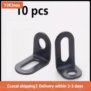 【Local shipping】 10pcs Metal Corner Braces Brackets Right Angle L Shape Brace Bracket Black