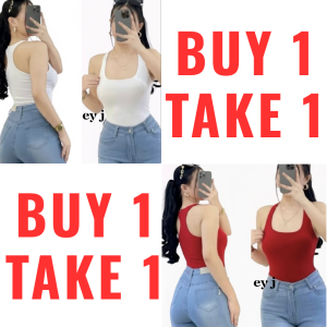 BUY 1 TAKE 1 (2PCS) LALIZAH Racerback Double Lining Front and Back Full Length Plain Top Women Womenswear Comfortable Style Everyday Fit