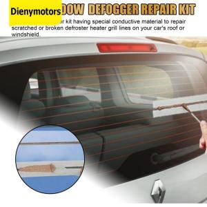 Car Rear Window Defogger Repair Kit DIY Quick Repair Scratched Broken Defroster Repair Heater Grid Lines Car Accessories