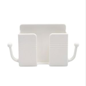 ที่วางมือถือ รีโมทแอร์ แบบมีตะขอ  ที่ใส่มือถือ กล่องเก็บของติดผนัง อุปกรณ์จัดเก็บของแบบติดผนัง