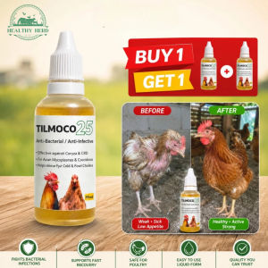 [Fast Shipping] Tilmoco 25 for chickens helps treat flu and reduce runny nose symptoms