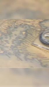 [ Outdoor Transparent Acrylic Scale Compass ] Map Scale Lanyard Compass