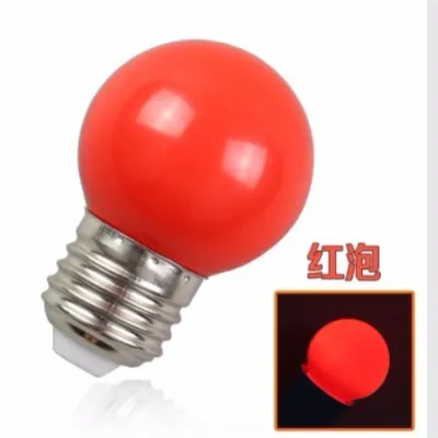红灯笼灯泡/LED灯泡 Red Led Light Bulb E27 B22 3W AC240V Lampu Raya Mentol Merah Denlong神台灯泡