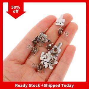 🔥🔥🔥pheebss 10pair Replacement Metal Batteries Spring Contact Plate For AAA Batterie