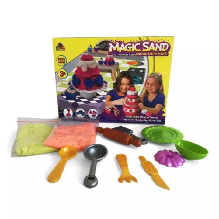 Magic Sand / Pasir Ajaib Mainan Anak / Mainan Pasir / Mainan Pasir Ajaib / Mainan Pasir Kinetik Mainan pasir ajaib