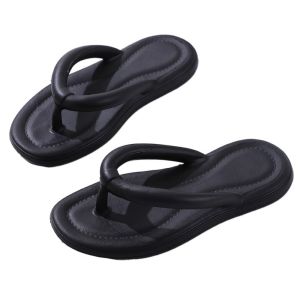 GOOTRADES คลิปหนีบนิ้วเท้า รองเท้าแตะชายหาด flip flops ป้องกันการลื่น นุ่ม soled รองเท้าแตะสำหรับฤดูร้อน ลำลองแบบสบายๆ เสื้อนอกรองเท้า รองเท้าแตะสำหรับผู้หญิง เสื้อผ้าแนวสตรีท